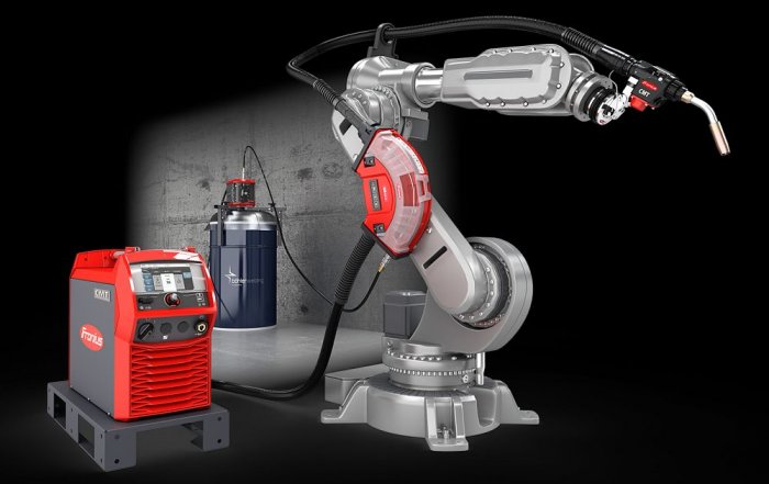Foto Fronius TPSi-CMT Robotersystem zum Schweißen von Dünblechverbindungen in Stahl, Edelstahl und Aluminium