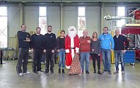 Der Nikolaus zu Besuch bei S+B 